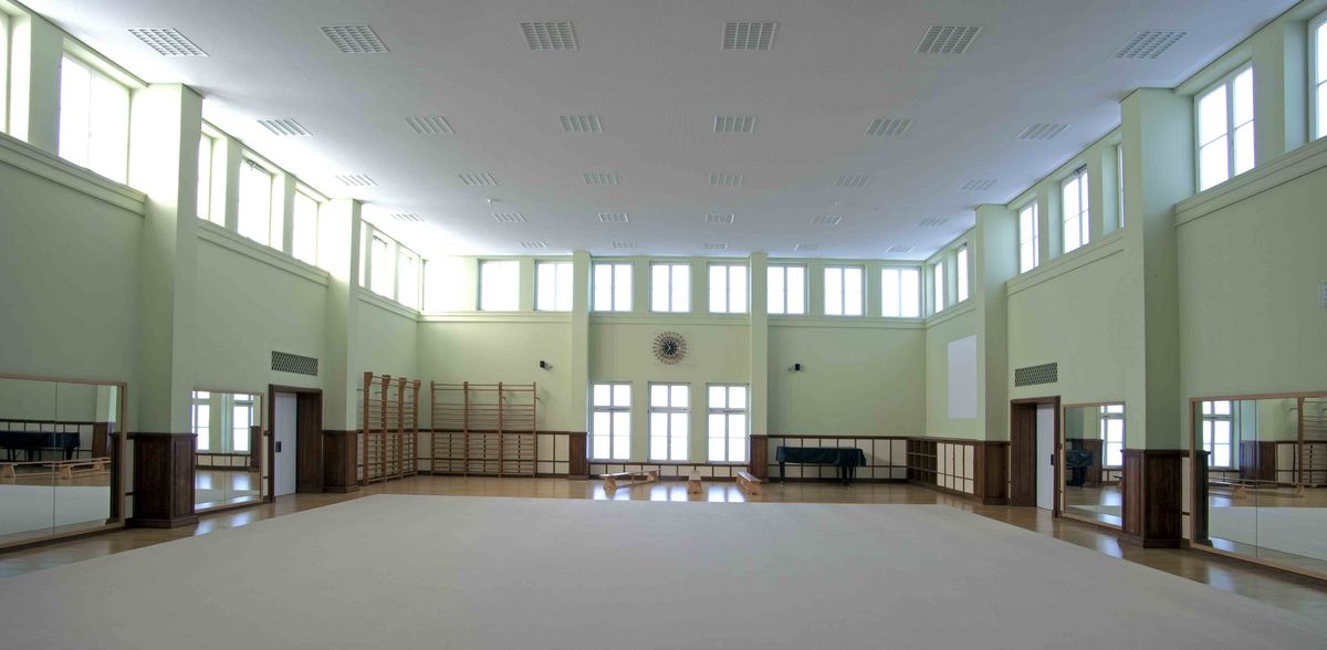 enlarge the image: Gymnastics hall. Picture: Swen Reichhold / Leipzig University