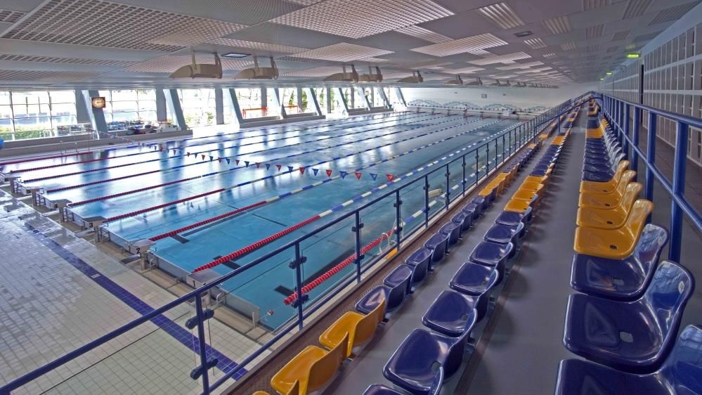 zur Vergrößerungsansicht des Bildes: Schwimmhalle, Foto: Swen Reichhold / Universität Leipzig, SUK