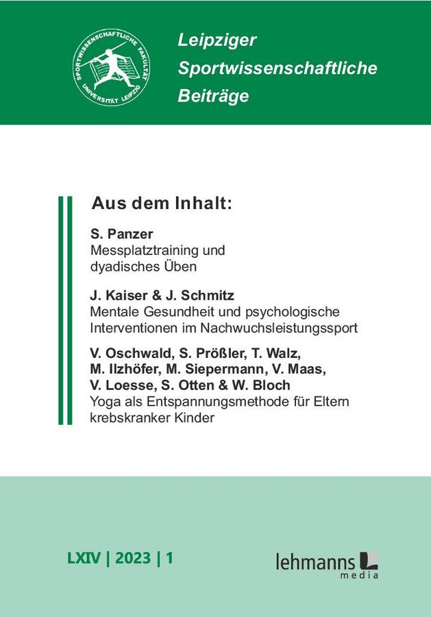 zur Vergrößerungsansicht des Bildes: Cover LSB 1/2023