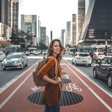 Student in a foreign city