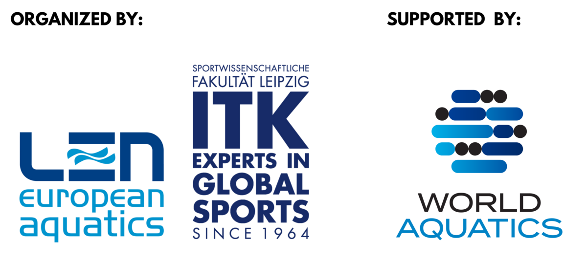 enlarge the image: LEN, ITK and World Aquatics Logos